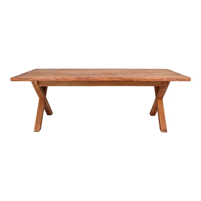 Mesa de comedor madera pino recuperada 220cm
