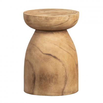 Taburete Bink madera maciza natural