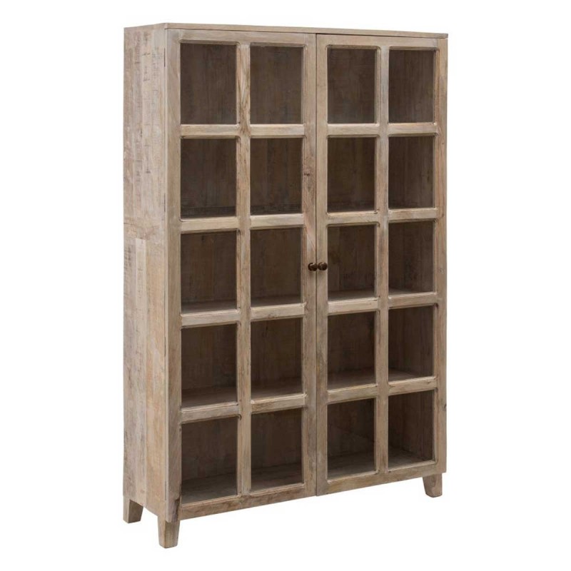 Vitrina alta Colonial, madera lavada