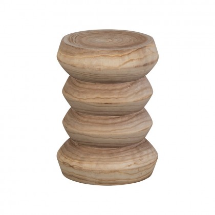 Taburete Babs de madera pauwlonia