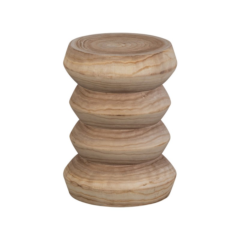Taburete Babs de madera pauwlonia
