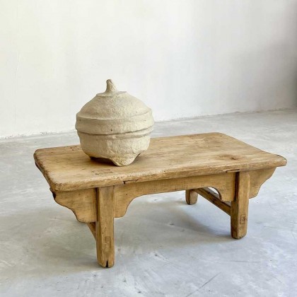 mesa baja de te antiguo chino olmo MIV Interiors