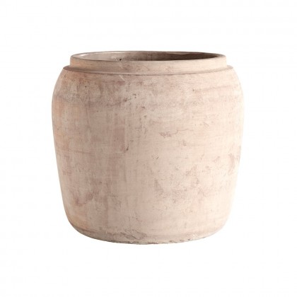 Macetero grande arcilla Jarpot Ø46cm, arena