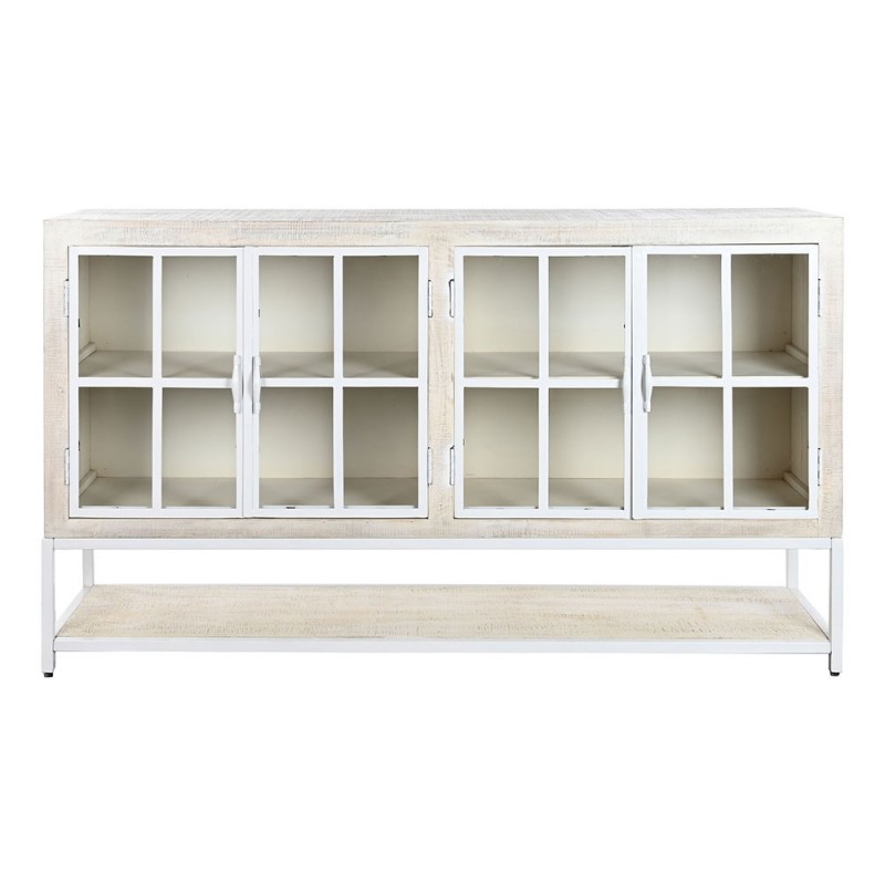 Aparador de estilo moderno en madera de mango y hierro