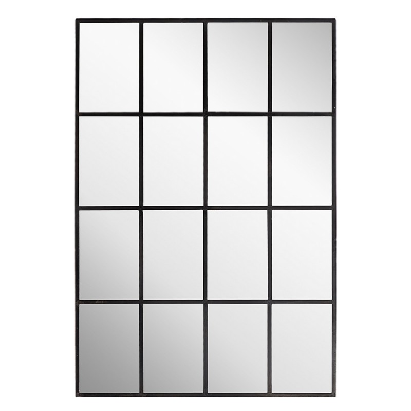 Espejo ventana hierro negro 184cm