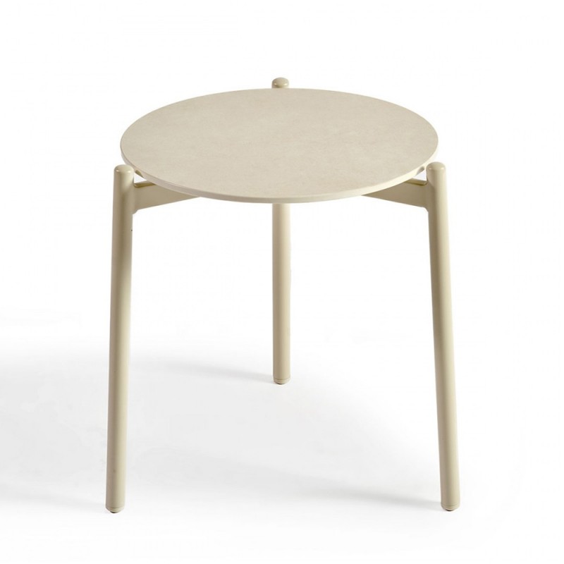 Mesa de centro exterior redonda alta Creta Ø40cm
