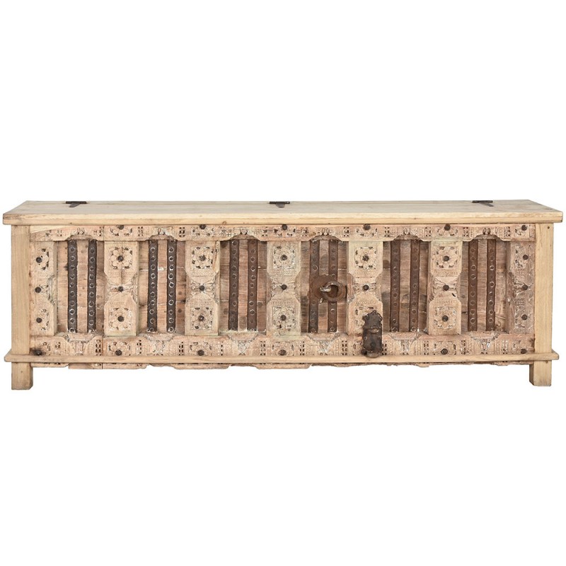 Mueble Tv madera Tallada 194cm
