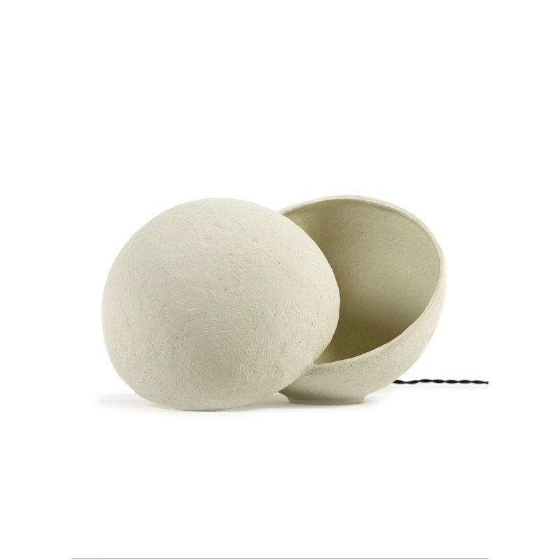 lampara mesa earth de serax en papel mache