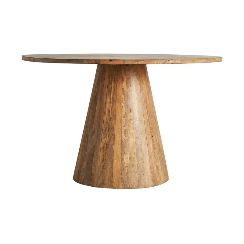 Mesa comedor redonda madera de mango Ø120cm