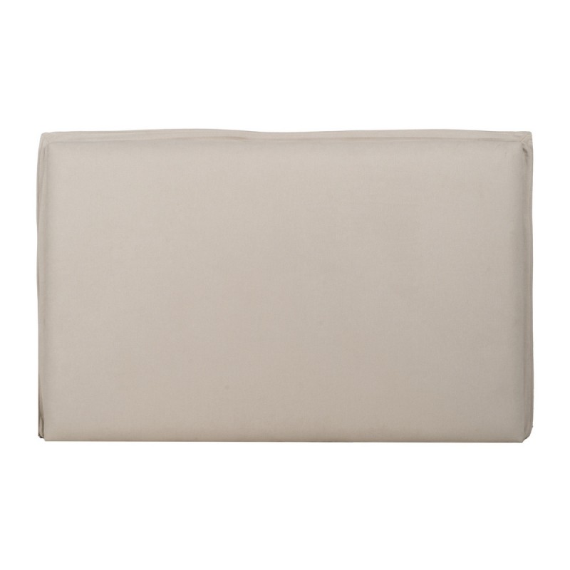 Cabecero desenfundable en color beige poliéster y relleno de foam