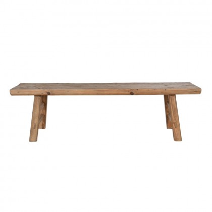Mesa de centro de madera olmo maciza