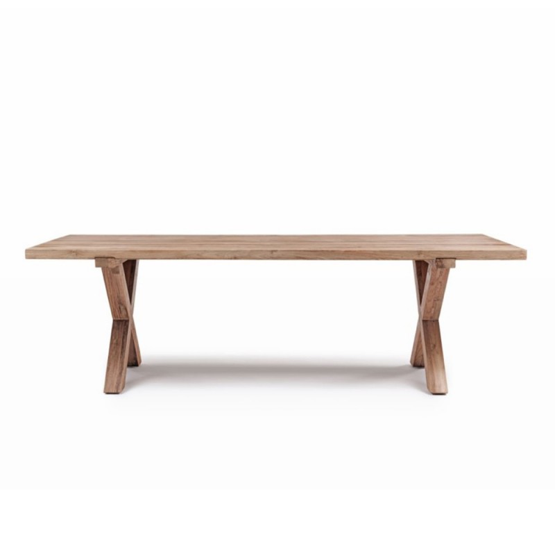 Mesa comedor exterior madera de teca reciclada