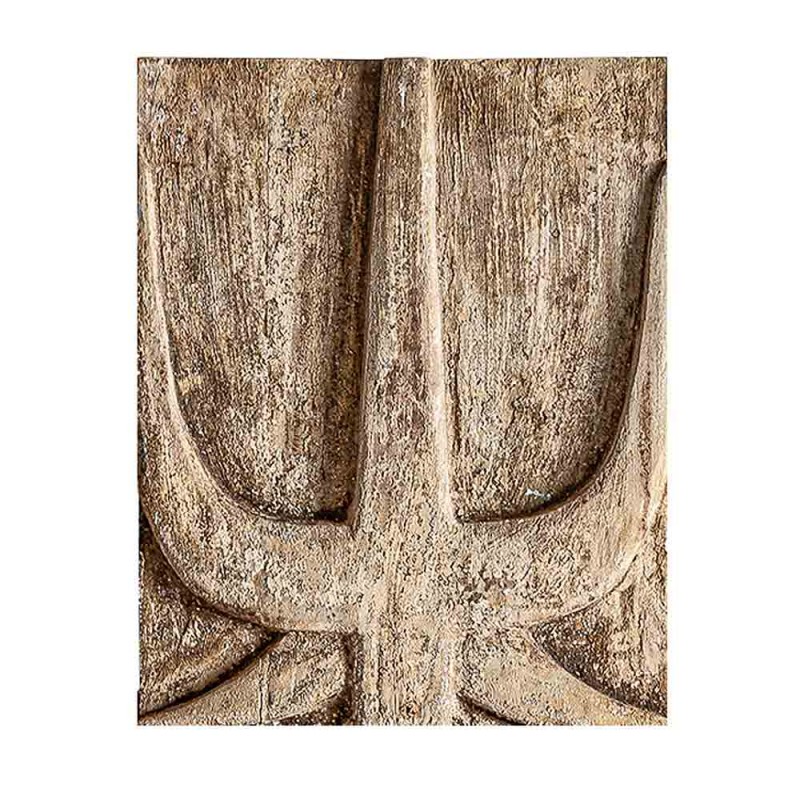 Panel decorativo de estilo étnico, fabricado en madera suar horca