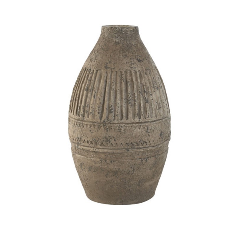 Jarrón magnesia marrón Ø28cm x 48cm