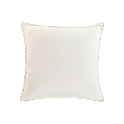 Cojín de lino 50 × 50 cm · Blanco roto