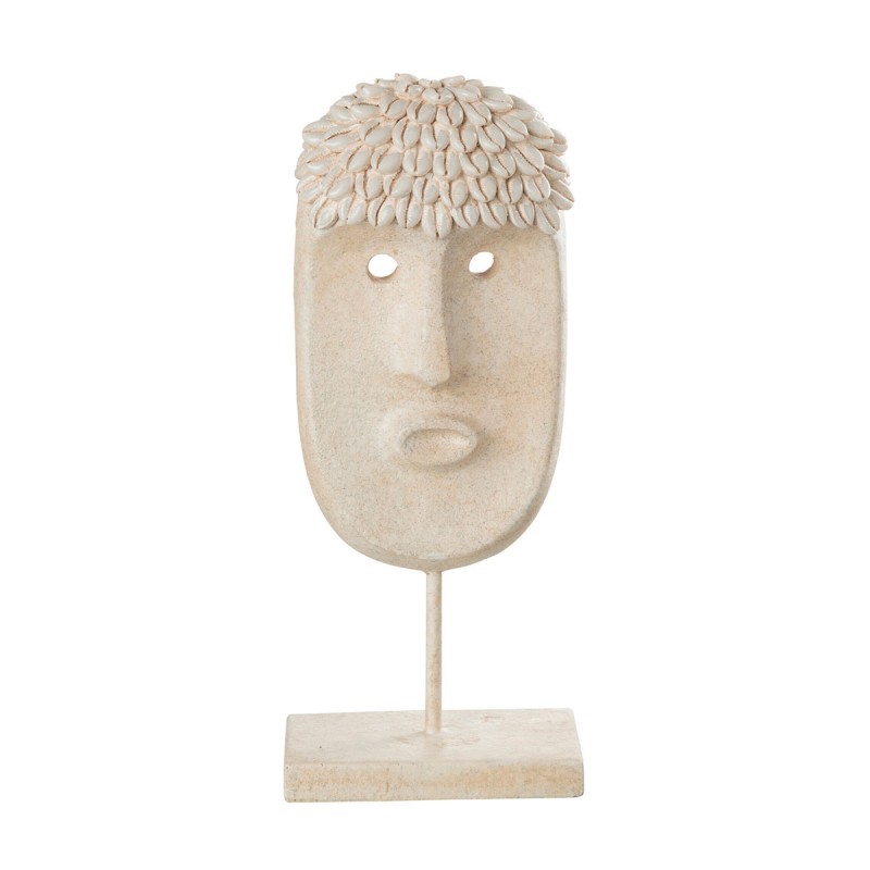 Escultura decorativa de estilo étnico con forma de máscara tribal