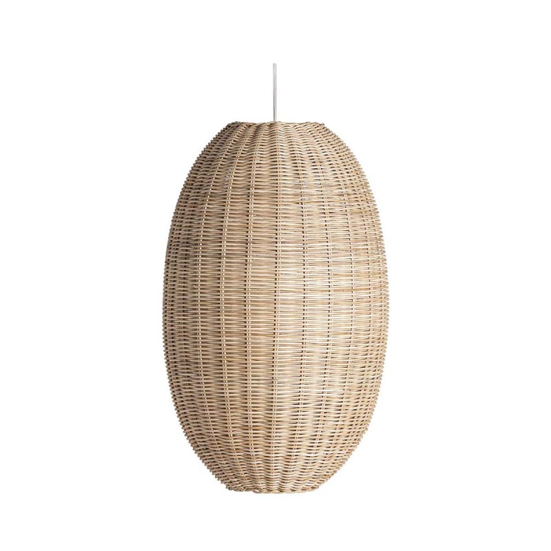 Lámpara TEKAX de fibras naturales, diseño artesanal que aporta calidez y personalidad a cualquier espacio.
